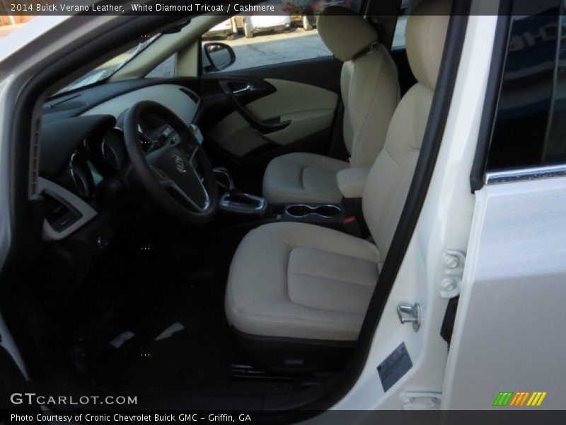 White Diamond Tricoat / Cashmere 2014 Buick Verano Leather