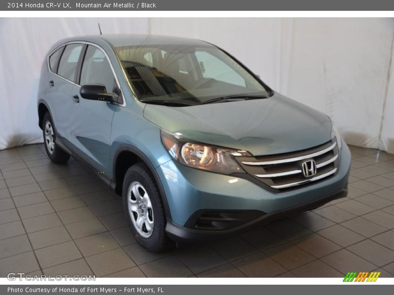 Mountain Air Metallic / Black 2014 Honda CR-V LX