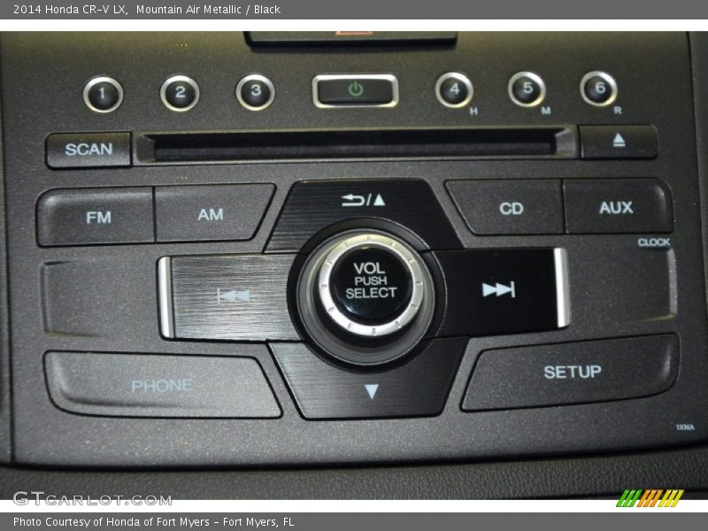 Mountain Air Metallic / Black 2014 Honda CR-V LX