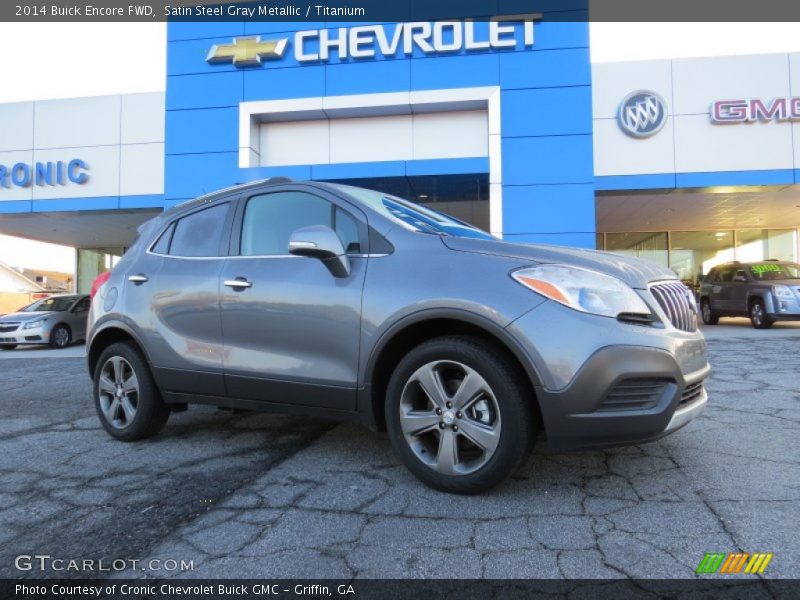 Satin Steel Gray Metallic / Titanium 2014 Buick Encore FWD