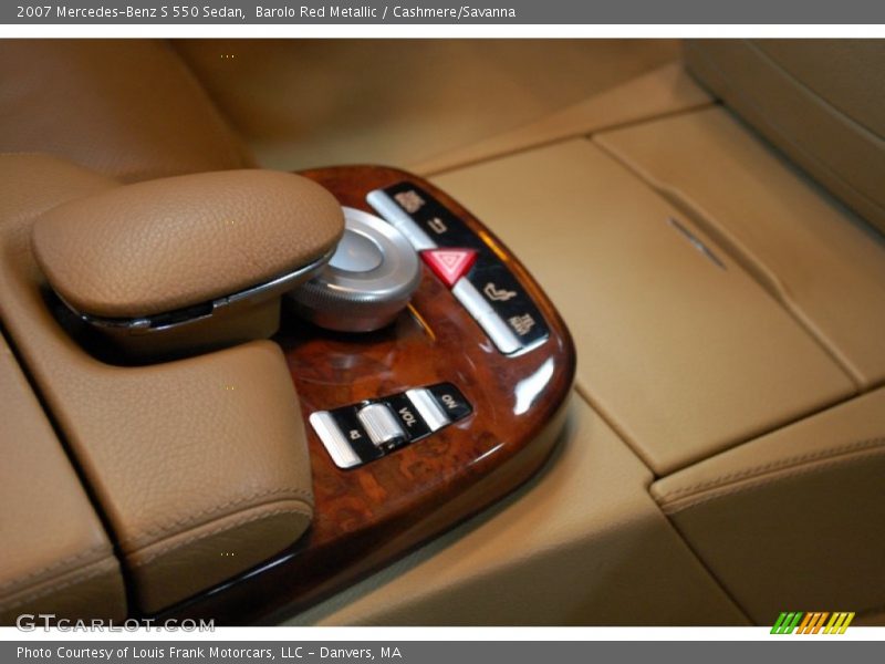 Barolo Red Metallic / Cashmere/Savanna 2007 Mercedes-Benz S 550 Sedan