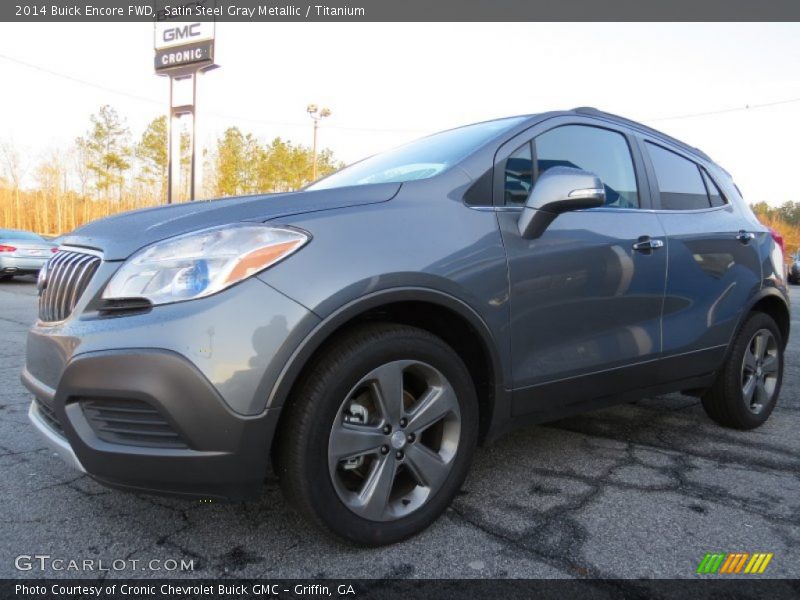 Satin Steel Gray Metallic / Titanium 2014 Buick Encore FWD