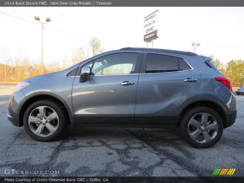 Satin Steel Gray Metallic / Titanium 2014 Buick Encore FWD