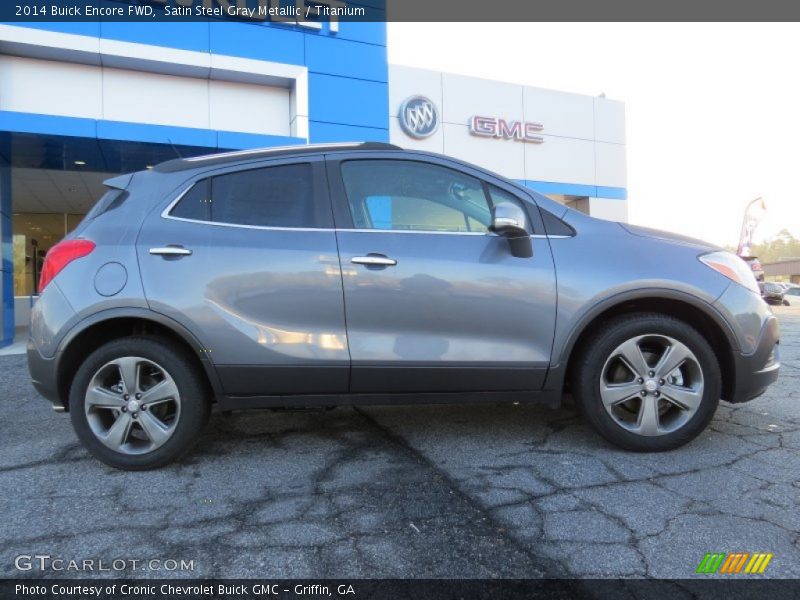 Satin Steel Gray Metallic / Titanium 2014 Buick Encore FWD