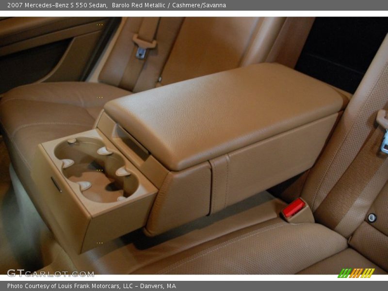 Barolo Red Metallic / Cashmere/Savanna 2007 Mercedes-Benz S 550 Sedan