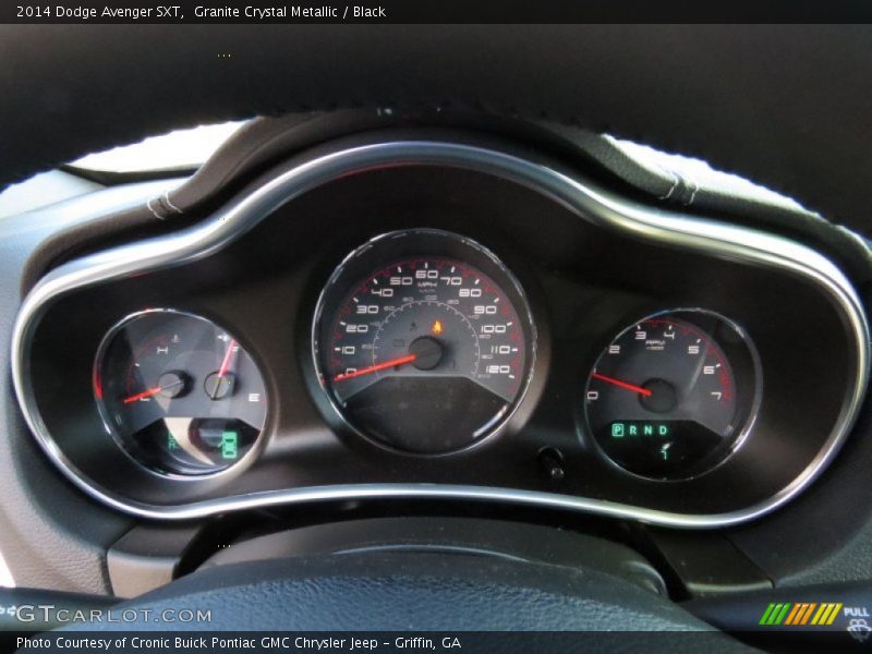 Granite Crystal Metallic / Black 2014 Dodge Avenger SXT