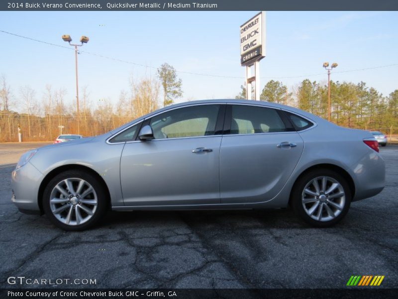 Quicksilver Metallic / Medium Titanium 2014 Buick Verano Convenience