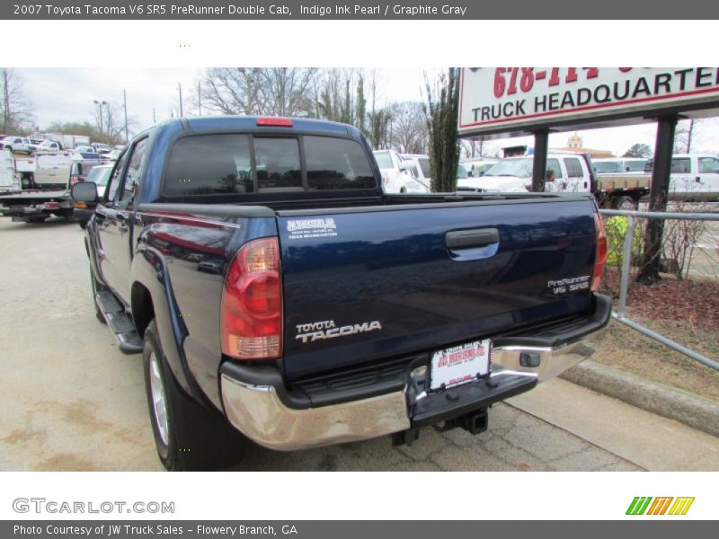 Indigo Ink Pearl / Graphite Gray 2007 Toyota Tacoma V6 SR5 PreRunner Double Cab