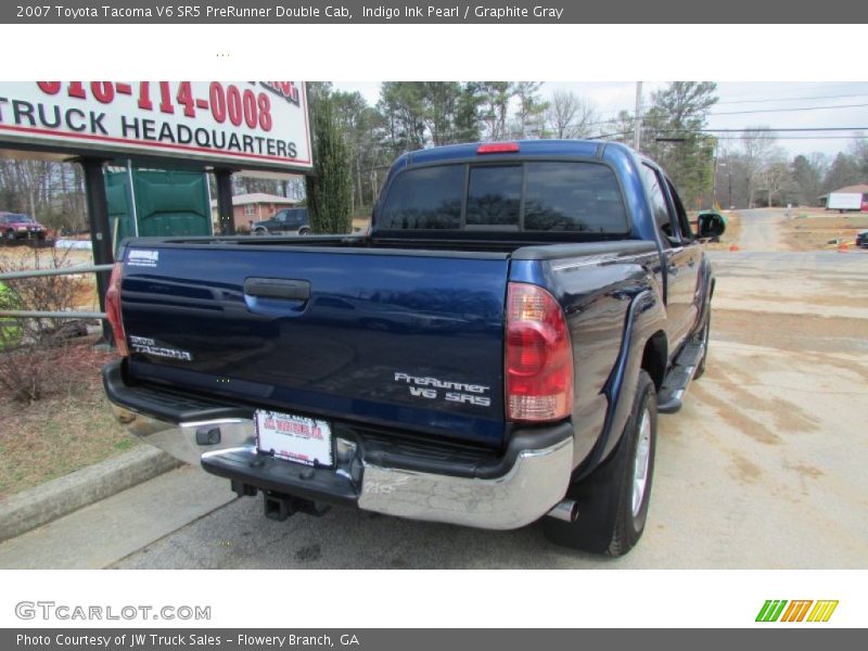 Indigo Ink Pearl / Graphite Gray 2007 Toyota Tacoma V6 SR5 PreRunner Double Cab