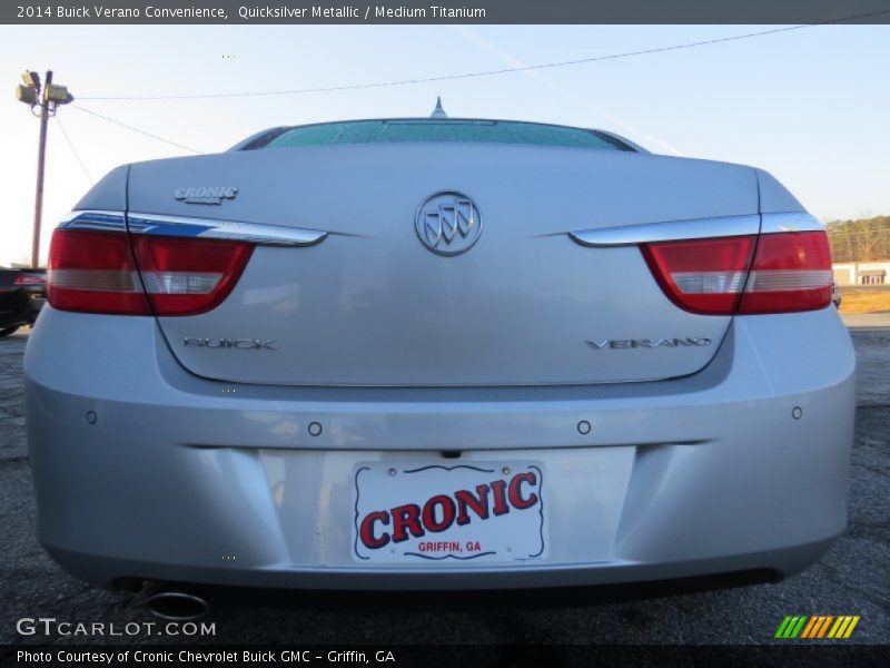 Quicksilver Metallic / Medium Titanium 2014 Buick Verano Convenience