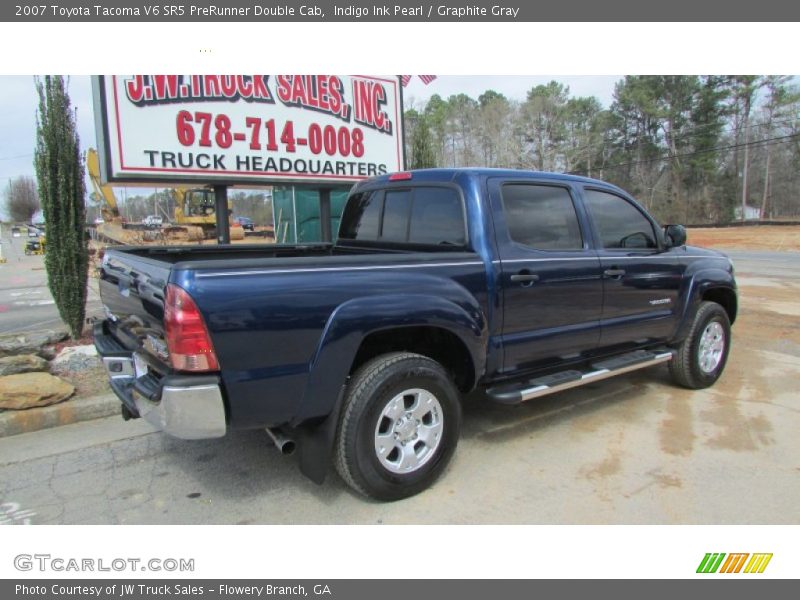 Indigo Ink Pearl / Graphite Gray 2007 Toyota Tacoma V6 SR5 PreRunner Double Cab