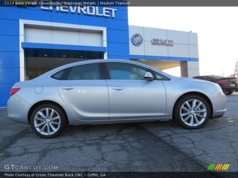 Quicksilver Metallic / Medium Titanium 2014 Buick Verano Convenience