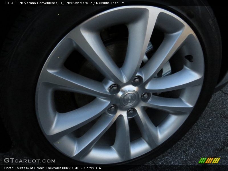 Quicksilver Metallic / Medium Titanium 2014 Buick Verano Convenience