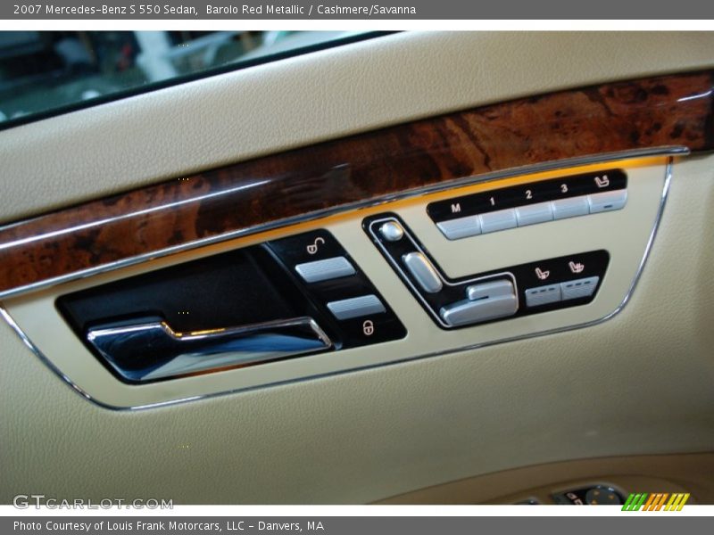Controls of 2007 S 550 Sedan