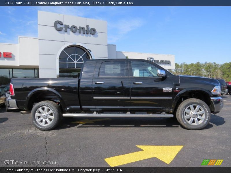 Black / Black/Cattle Tan 2014 Ram 2500 Laramie Longhorn Mega Cab 4x4
