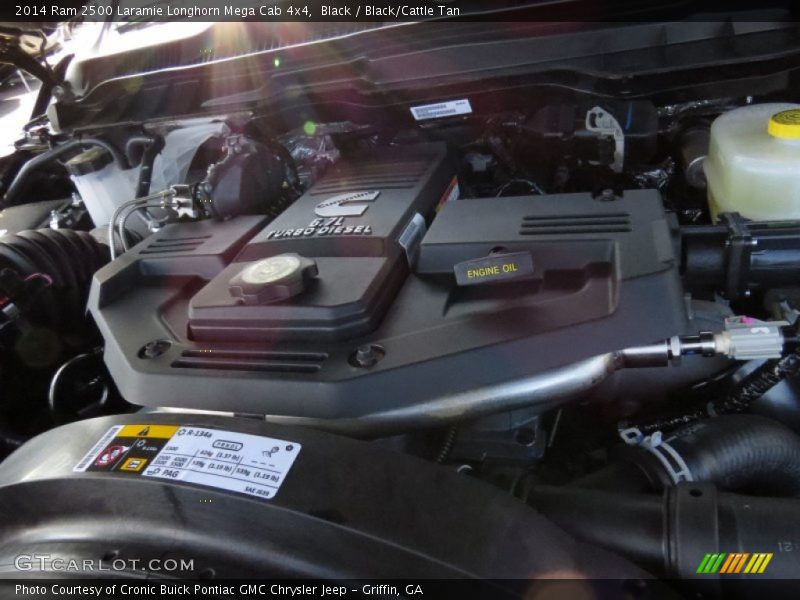  2014 2500 Laramie Longhorn Mega Cab 4x4 Engine - 6.7 Liter OHV 24-Valve Cummins Turbo-Diesel Inline 6 Cylinder
