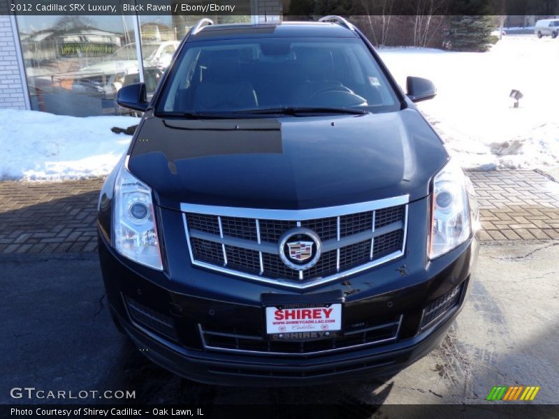 Black Raven / Ebony/Ebony 2012 Cadillac SRX Luxury