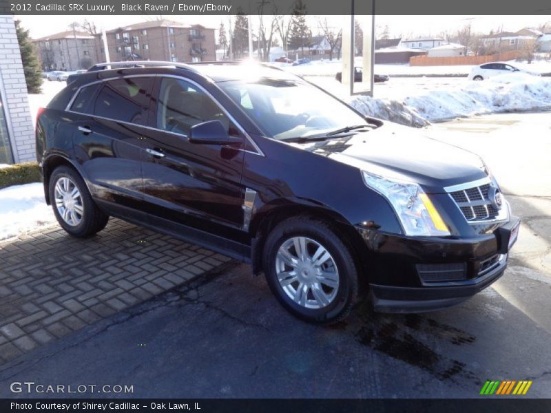 Black Raven / Ebony/Ebony 2012 Cadillac SRX Luxury