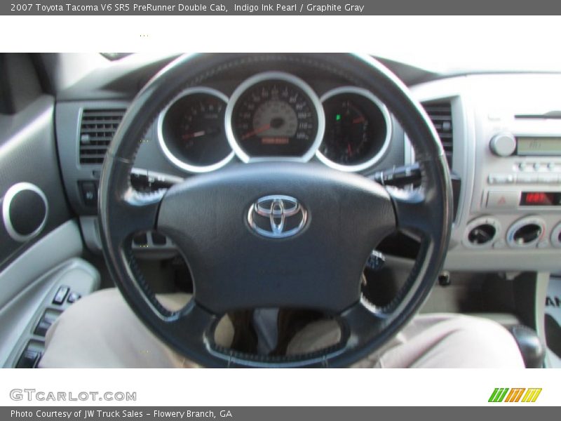 Indigo Ink Pearl / Graphite Gray 2007 Toyota Tacoma V6 SR5 PreRunner Double Cab