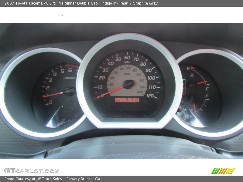 Indigo Ink Pearl / Graphite Gray 2007 Toyota Tacoma V6 SR5 PreRunner Double Cab