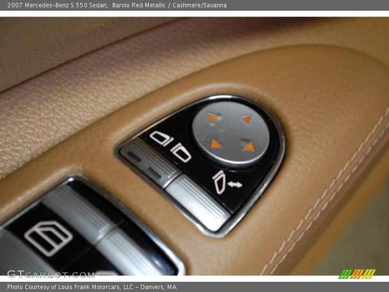 Barolo Red Metallic / Cashmere/Savanna 2007 Mercedes-Benz S 550 Sedan