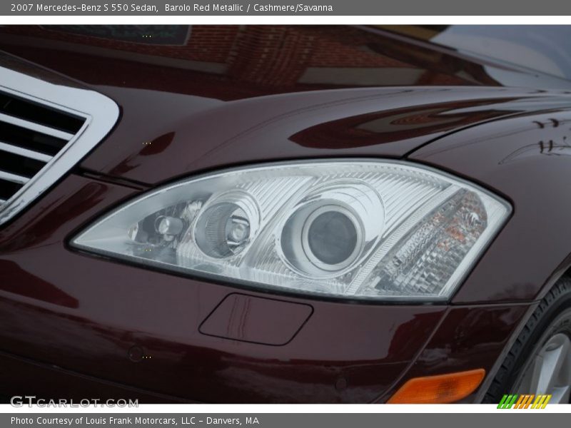 Barolo Red Metallic / Cashmere/Savanna 2007 Mercedes-Benz S 550 Sedan