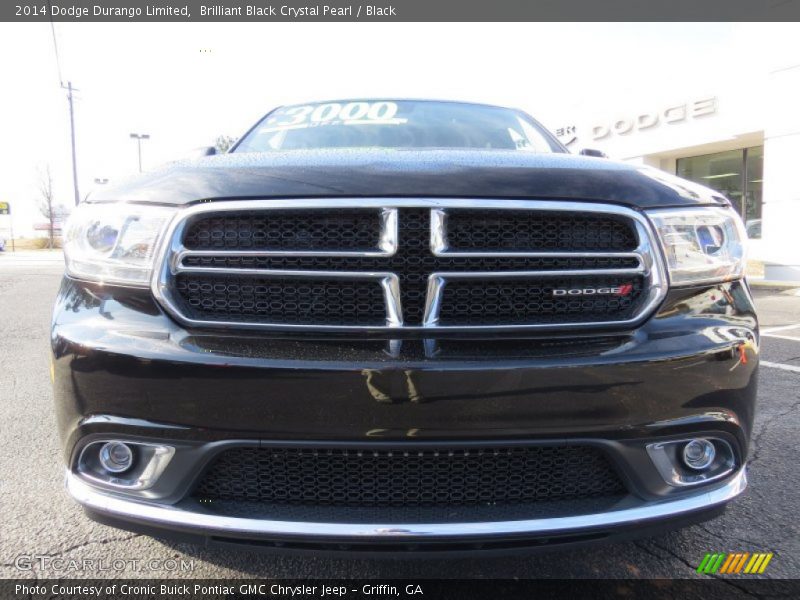Brilliant Black Crystal Pearl / Black 2014 Dodge Durango Limited