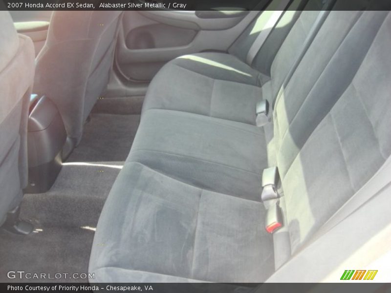 Alabaster Silver Metallic / Gray 2007 Honda Accord EX Sedan
