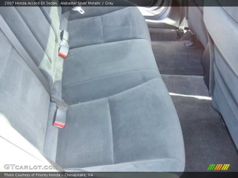Alabaster Silver Metallic / Gray 2007 Honda Accord EX Sedan