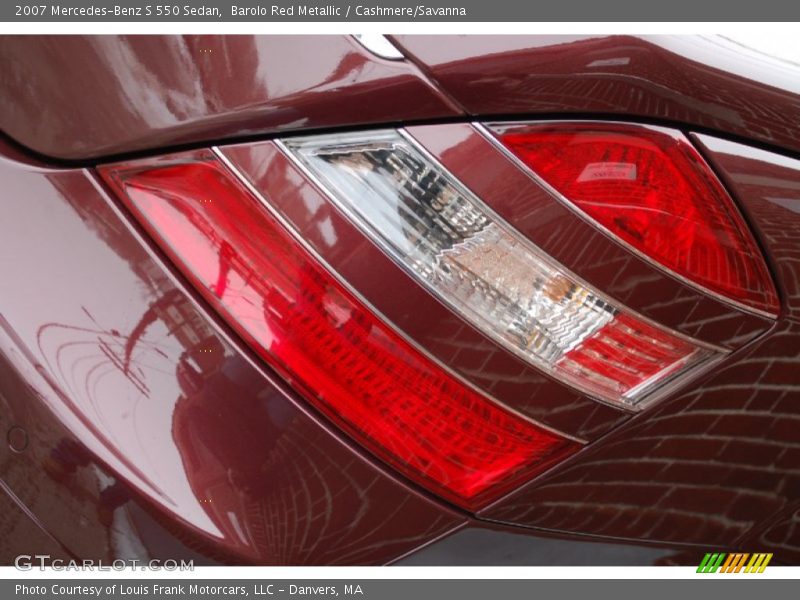 Barolo Red Metallic / Cashmere/Savanna 2007 Mercedes-Benz S 550 Sedan