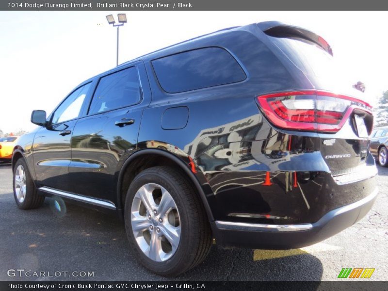 Brilliant Black Crystal Pearl / Black 2014 Dodge Durango Limited