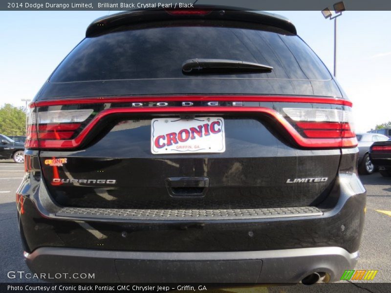 Brilliant Black Crystal Pearl / Black 2014 Dodge Durango Limited