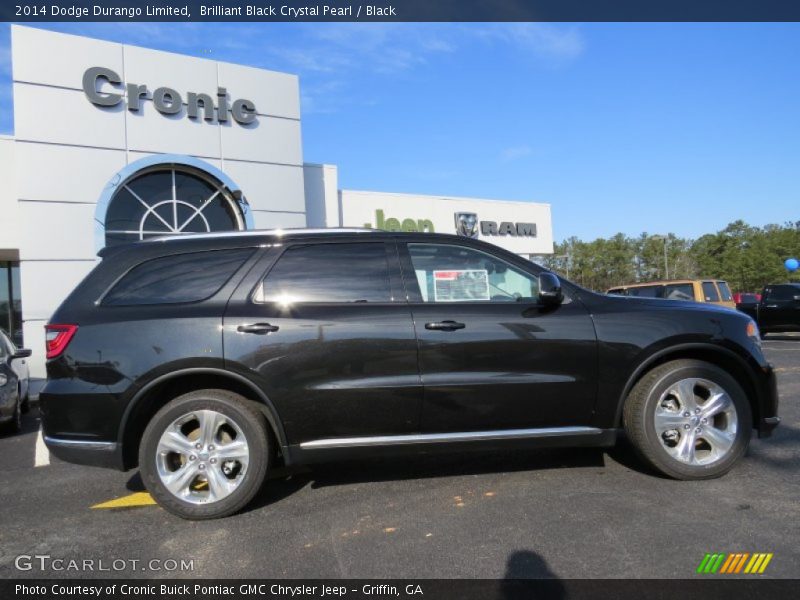 Brilliant Black Crystal Pearl / Black 2014 Dodge Durango Limited
