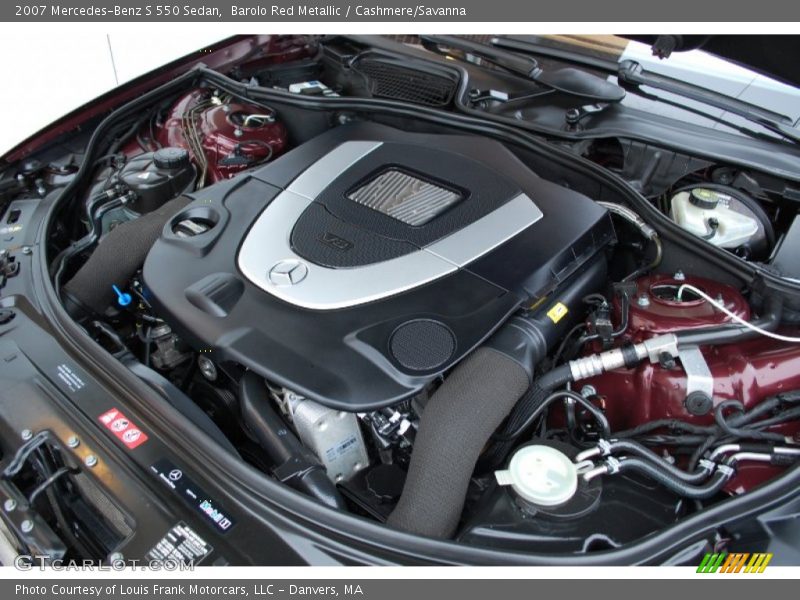  2007 S 550 Sedan Engine - 5.5 Liter DOHC 32-Valve V8