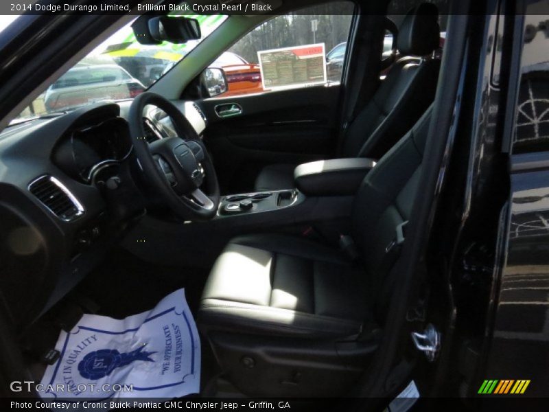 Brilliant Black Crystal Pearl / Black 2014 Dodge Durango Limited
