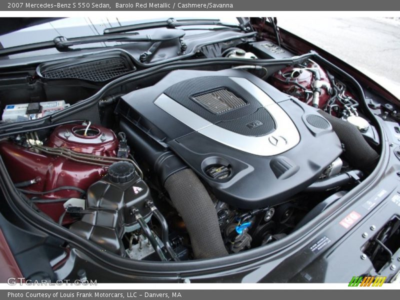  2007 S 550 Sedan Engine - 5.5 Liter DOHC 32-Valve V8