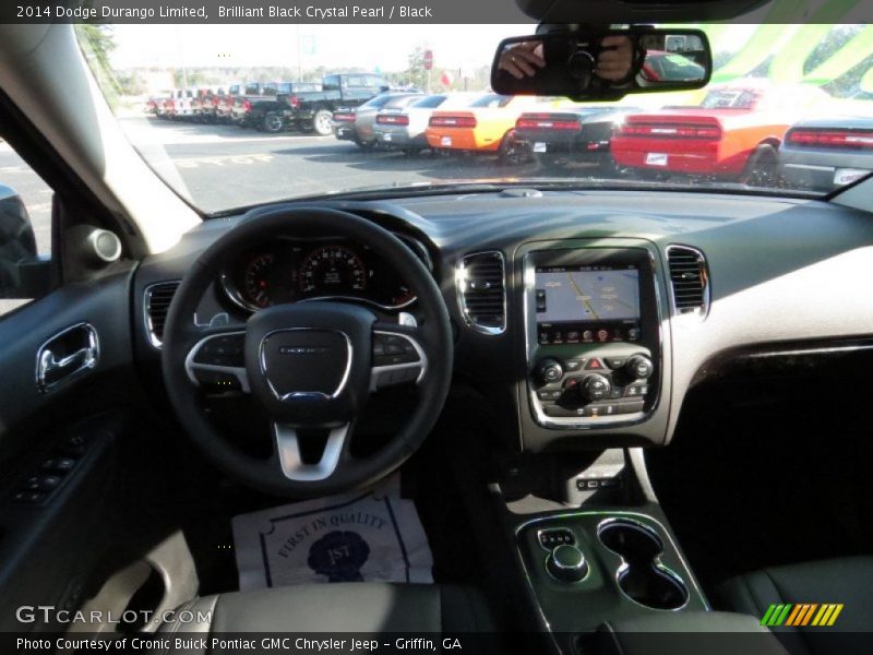 Brilliant Black Crystal Pearl / Black 2014 Dodge Durango Limited