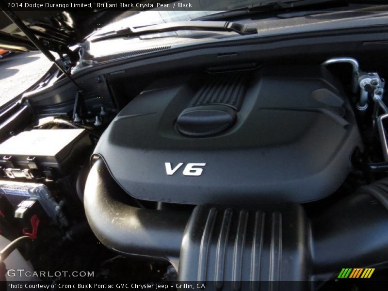 Brilliant Black Crystal Pearl / Black 2014 Dodge Durango Limited