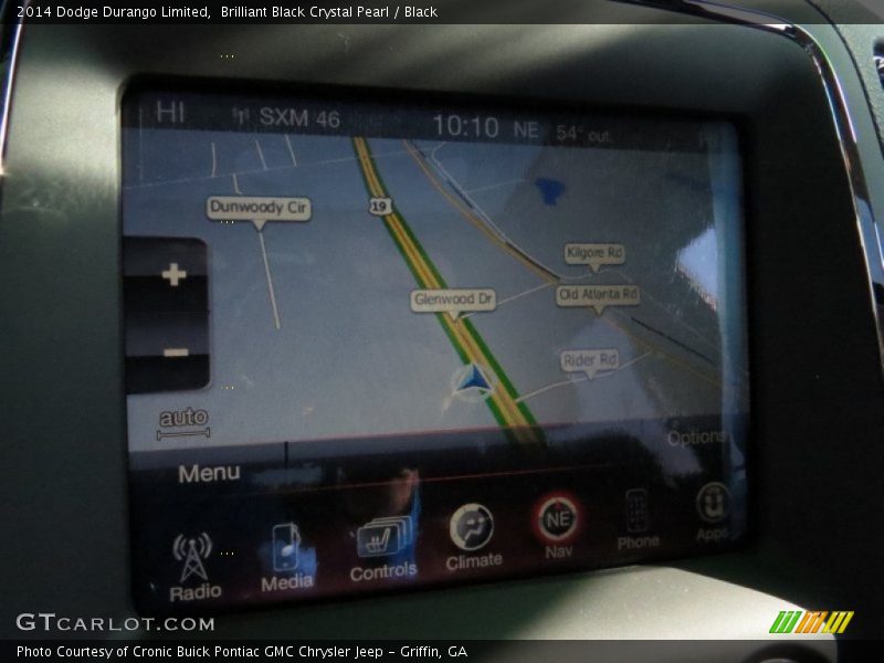 Brilliant Black Crystal Pearl / Black 2014 Dodge Durango Limited