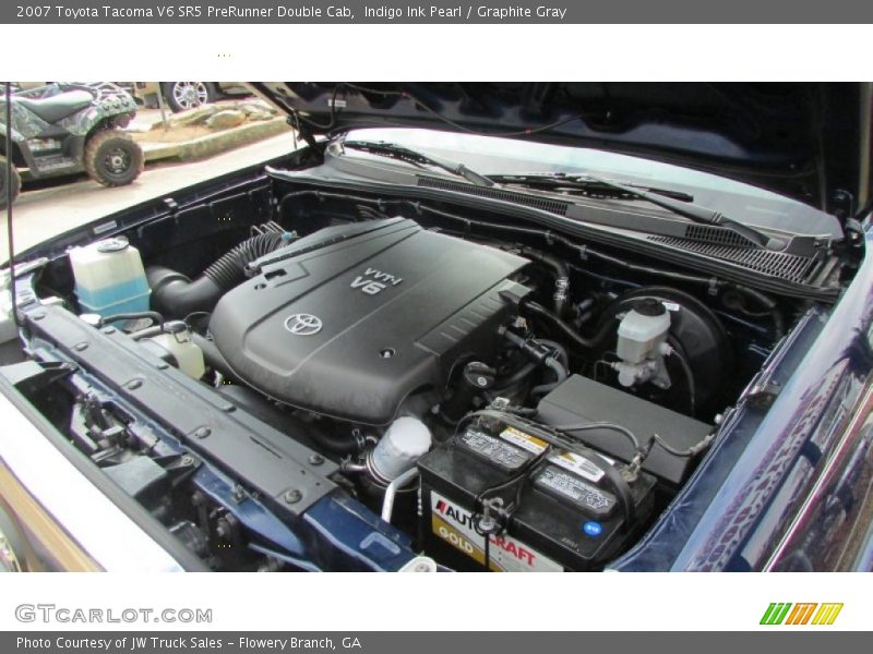 Indigo Ink Pearl / Graphite Gray 2007 Toyota Tacoma V6 SR5 PreRunner Double Cab