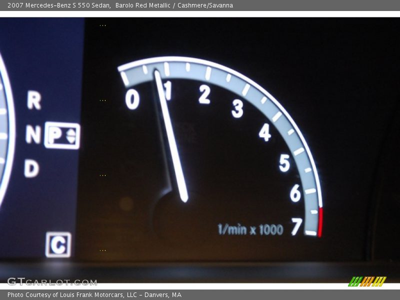 Barolo Red Metallic / Cashmere/Savanna 2007 Mercedes-Benz S 550 Sedan