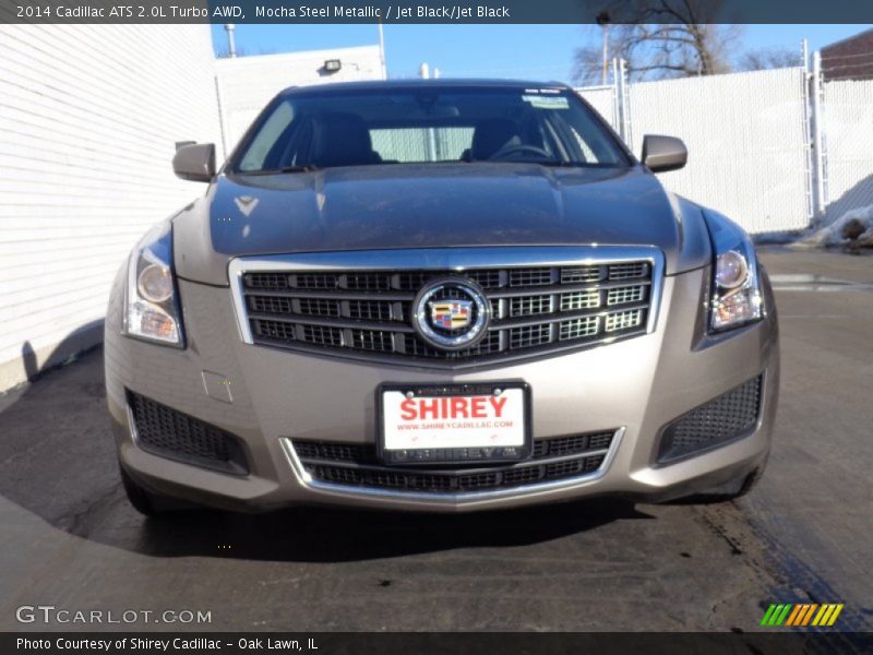 Mocha Steel Metallic / Jet Black/Jet Black 2014 Cadillac ATS 2.0L Turbo AWD