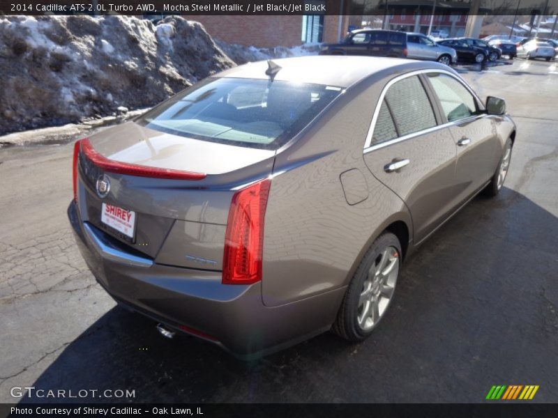 Mocha Steel Metallic / Jet Black/Jet Black 2014 Cadillac ATS 2.0L Turbo AWD