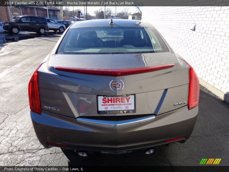 Mocha Steel Metallic / Jet Black/Jet Black 2014 Cadillac ATS 2.0L Turbo AWD