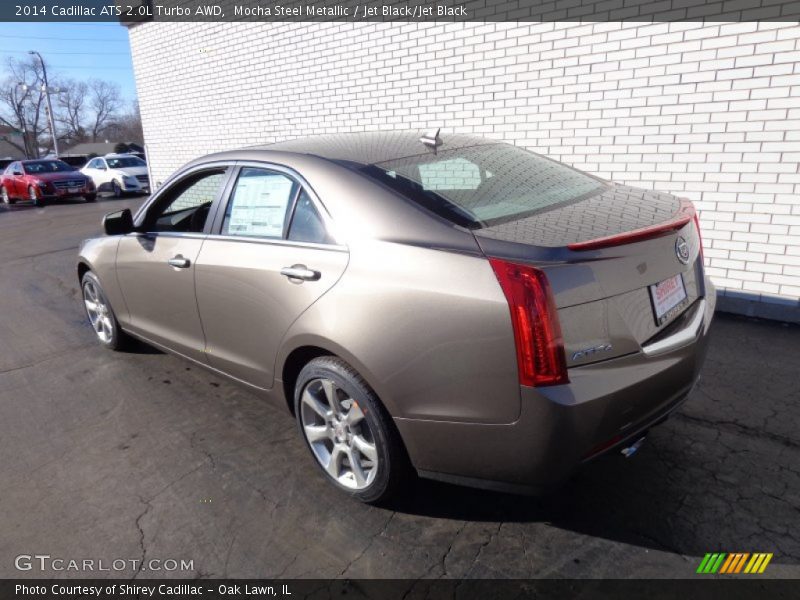 Mocha Steel Metallic / Jet Black/Jet Black 2014 Cadillac ATS 2.0L Turbo AWD