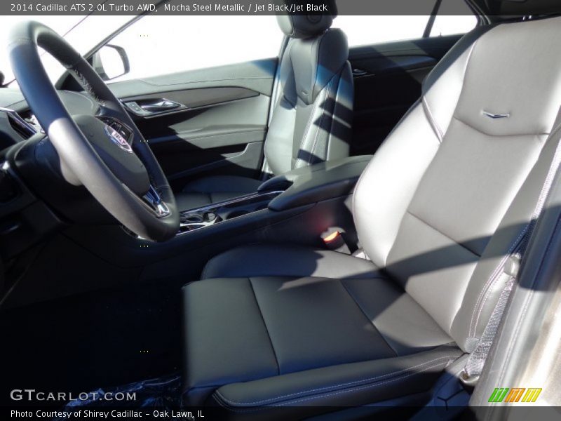 Mocha Steel Metallic / Jet Black/Jet Black 2014 Cadillac ATS 2.0L Turbo AWD