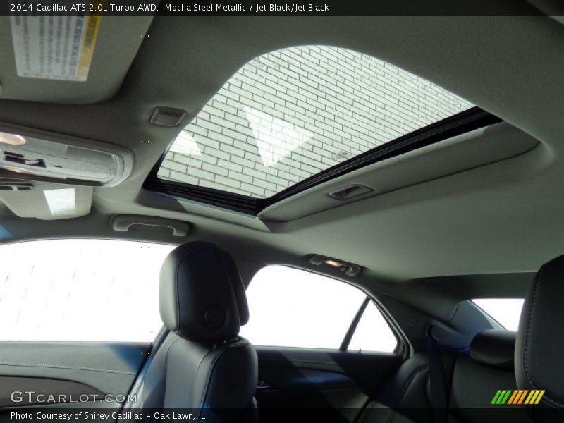 Mocha Steel Metallic / Jet Black/Jet Black 2014 Cadillac ATS 2.0L Turbo AWD
