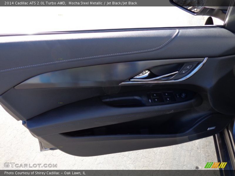Mocha Steel Metallic / Jet Black/Jet Black 2014 Cadillac ATS 2.0L Turbo AWD