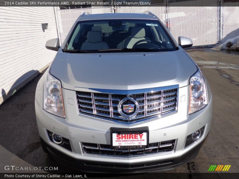 Radiant Silver Metallic / Light Titanium/Ebony 2014 Cadillac SRX Performance AWD