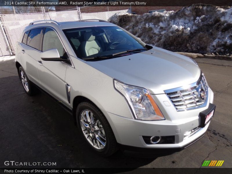 Radiant Silver Metallic / Light Titanium/Ebony 2014 Cadillac SRX Performance AWD